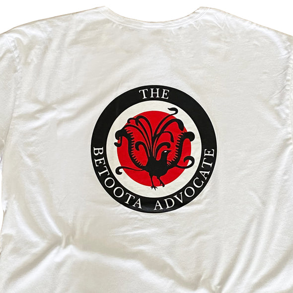 Betoota Advocate White Logo T-Shirt